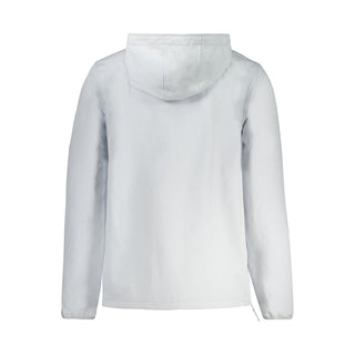 Graue Polyester-Herrenjacke
