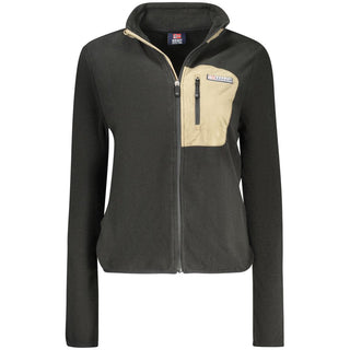 Sudadera para mujer de poliéster negra  