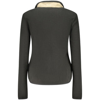 Sudadera para mujer de poliéster negra  