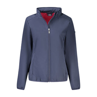 Chaqueta para mujer de poliéster azul