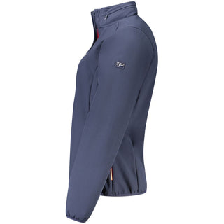 Chaqueta para mujer de poliéster azul