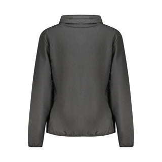 Schwarze Damenjacke aus Polyester