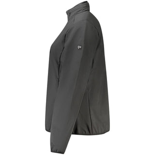Schwarze Damenjacke aus Polyester