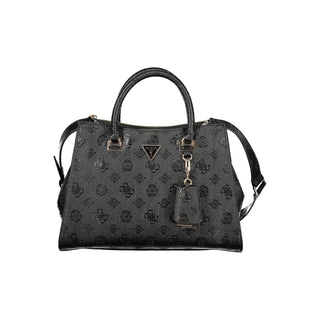 Nero Poliuretano Damenhandtasche