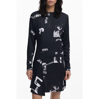 Nero Viscosa Damenkleid