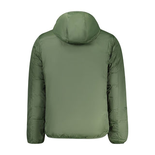 Verde Poliestere Uomo Giacca