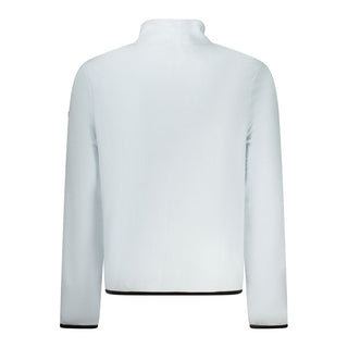 Blue Polyester Men Sweatshirt