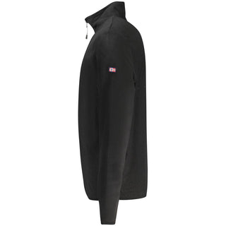 Black Polyester Men's Sweatshirt
