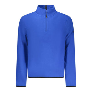 Blaues Herren-Sweatshirt aus Polyester