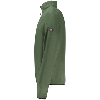 Sudadera para hombre de poliéster verde