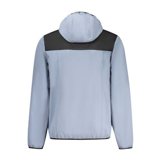 Blaue Polyester-Herrenjacke
