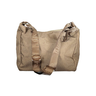 Bolso de mano para mujer de poliéster beige