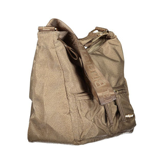 Bolso de mano para mujer de poliéster beige