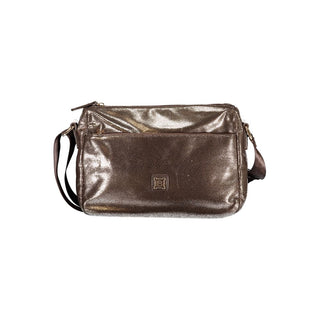 Bolso de hombro bronce de poliéster para mujer