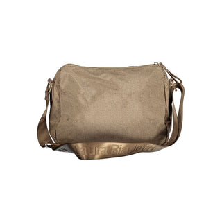Bolso de mano para mujer de poliéster beige