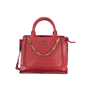Rote PVC Damen Handtasche