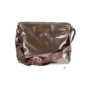 Bolso de mano bronce de poliéster para mujer