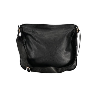 Bolso negro de PVC para mujer