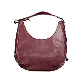 Bolso de mano rojo de PVC para mujer