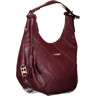 Bolso de mano rojo de PVC para mujer