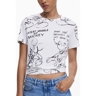 Bianco Baumwoll-T-Shirt für Damen