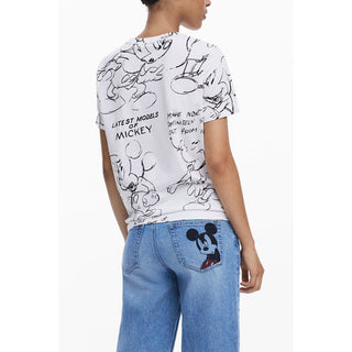 Bianco Baumwoll-T-Shirt für Damen