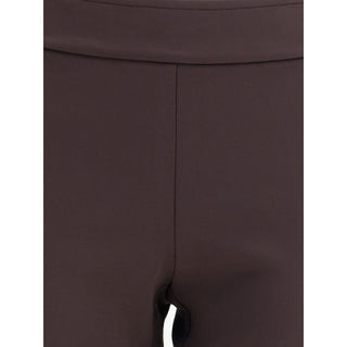 Braune Polyamid Freizeithose