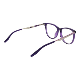 Gafas con montura metálica púrpura