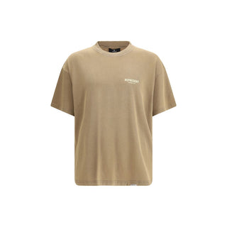 Camiseta marrón de algodón