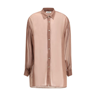 Bordeaux-Seidenbluse