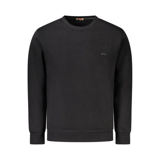 Schwarzes Baumwoll-Sweatshirt für Herren