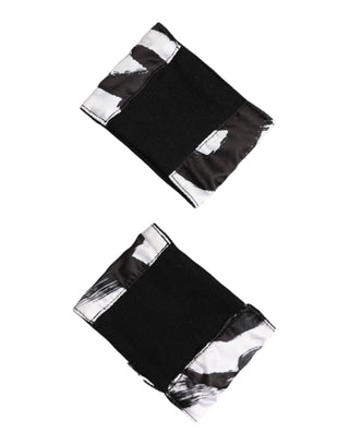 Schwarz Weiß DG Logo Seide 1 Paar Armband