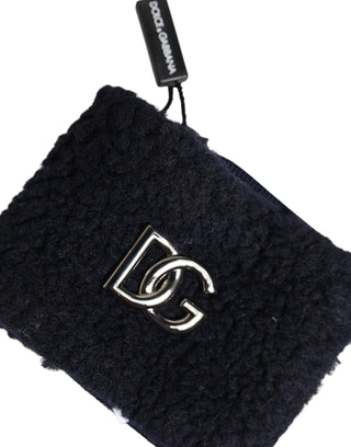 Schwarzes Polyesterarmband für Herren mit Logo-Plakette, Einheitsgröße