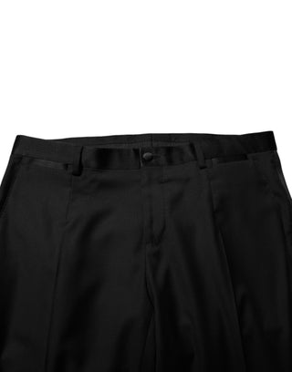 Chaqueta negra formal de 2 botones, traje de 2 piezas