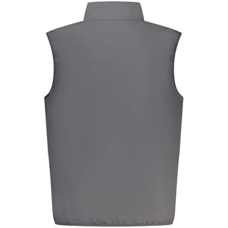 Grigio Polyester Men's Jacket