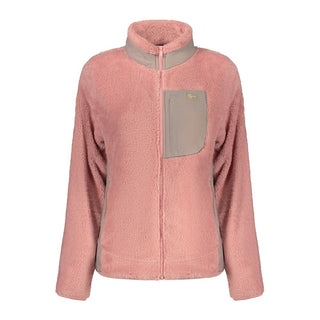 Rosa Damen-Polyester-Sweatshirt