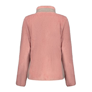 Rosa Damen-Polyester-Sweatshirt