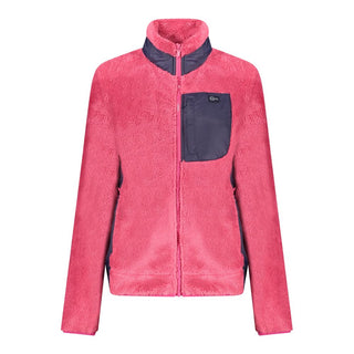Sudadera rosa de poliéster para mujer