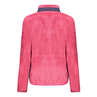 Sudadera rosa de poliéster para mujer