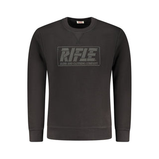 Schwarzes Baumwoll-Sweatshirt für Herren