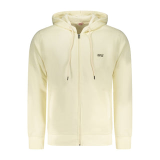Sudadera con capucha para hombre de algodón blanco