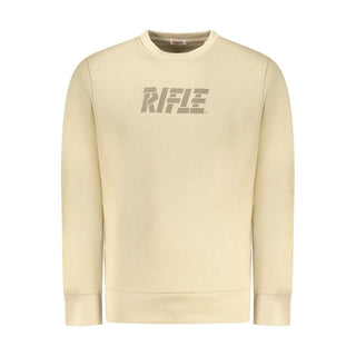 Beiges Baumwoll-Herren-Sweatshirt