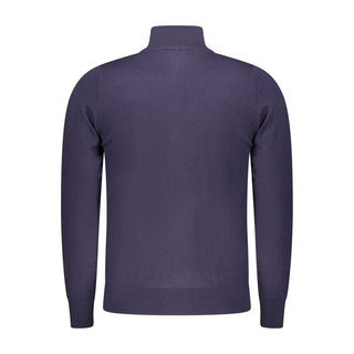 Blu Polyester Men Sweater
