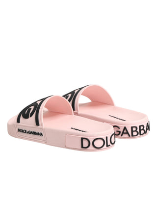 Rosa Gummi-Badesandalen Strandschuhe