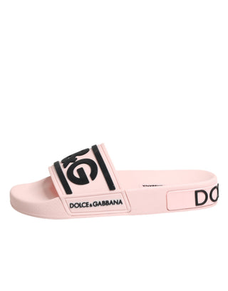 Rosa Gummi-Badesandalen Strandschuhe