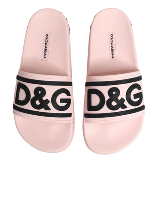 Rosa Gummi-Badesandalen Strandschuhe