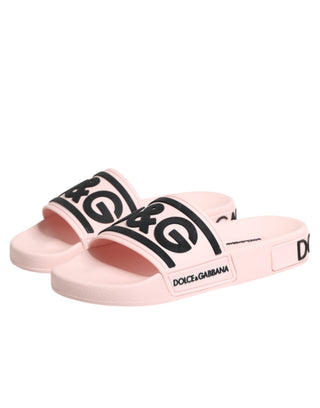 Rosa Gummi-Badesandalen Strandschuhe