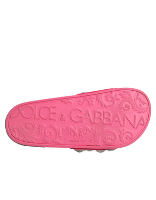 Pink Kristall Slides Sandalen Strandbekleidung Schuhe
