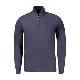 Blauer Herrenpullover aus Viskose