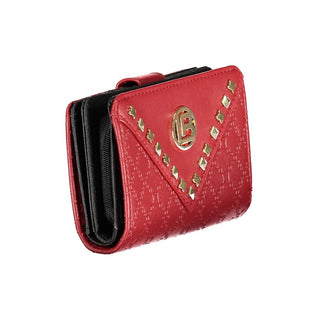 Rosso Polyurethane Women Wallet
